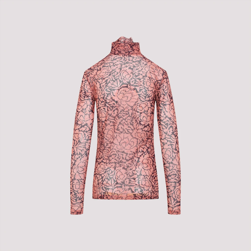 Dries Van Noten Peach Hoyster Top Pink Dames