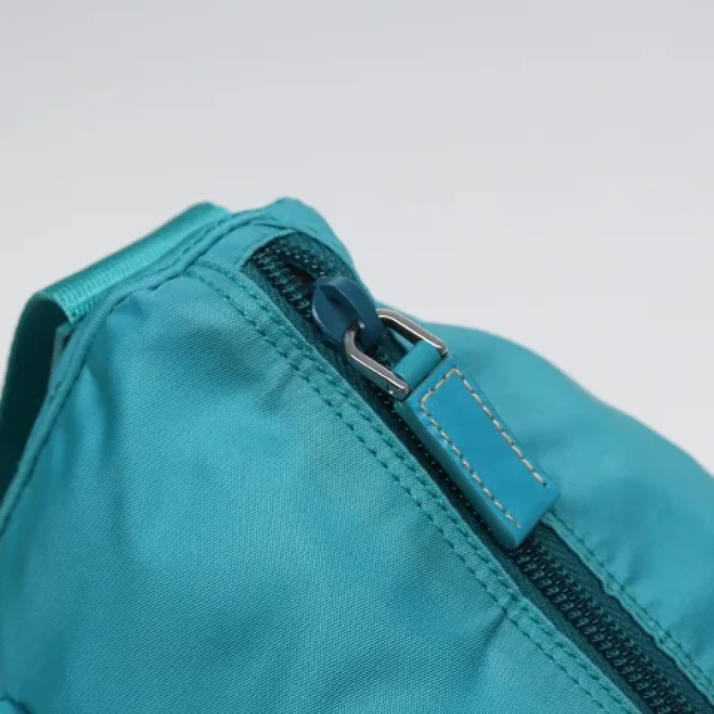 Prada Vintage Pre-owned Fabric prada-bags Blue Dames