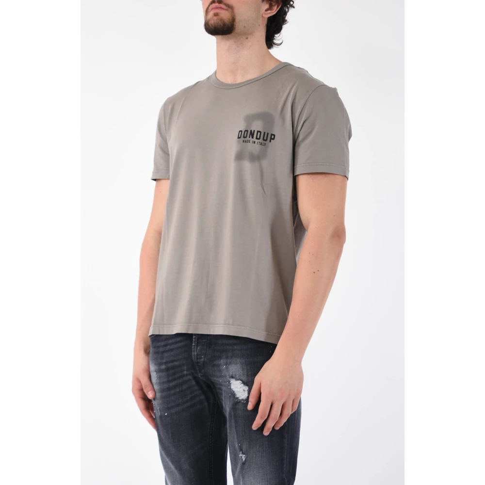 Dondup T-Shirts Gray Heren