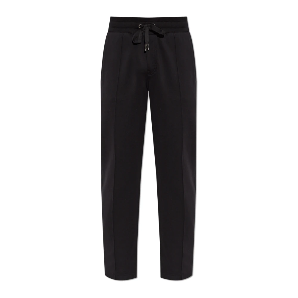 Dolce & Gabbana Uomo Nero Pantaloni, M, New,