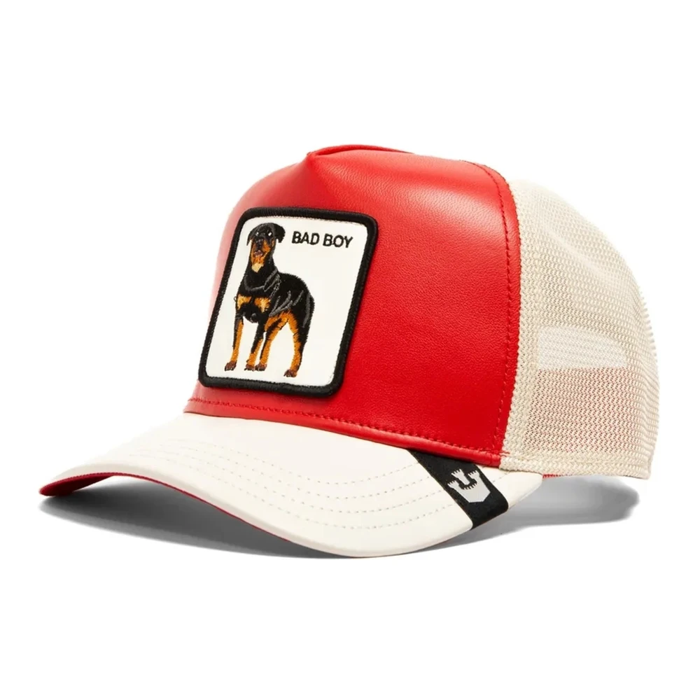 Goorin Bros Rode Rottweiler Leren Pet Red Heren