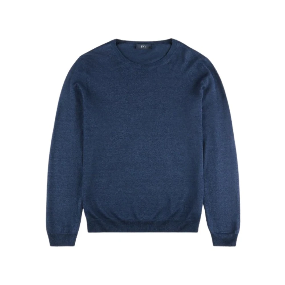 Knitwear > Round-neck Knitwear - - Fay - Modalova