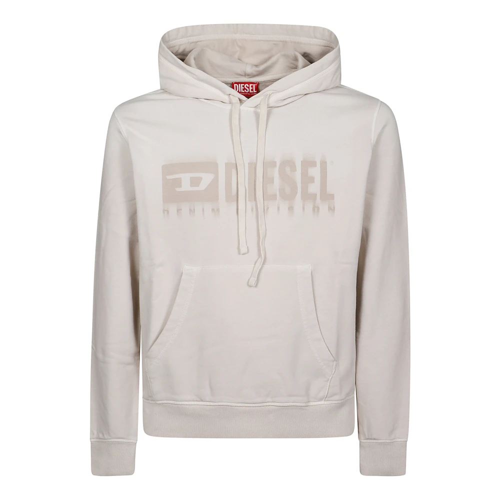 Diesel Stijlvolle Sweatshirt voor Mannen Beige Heren