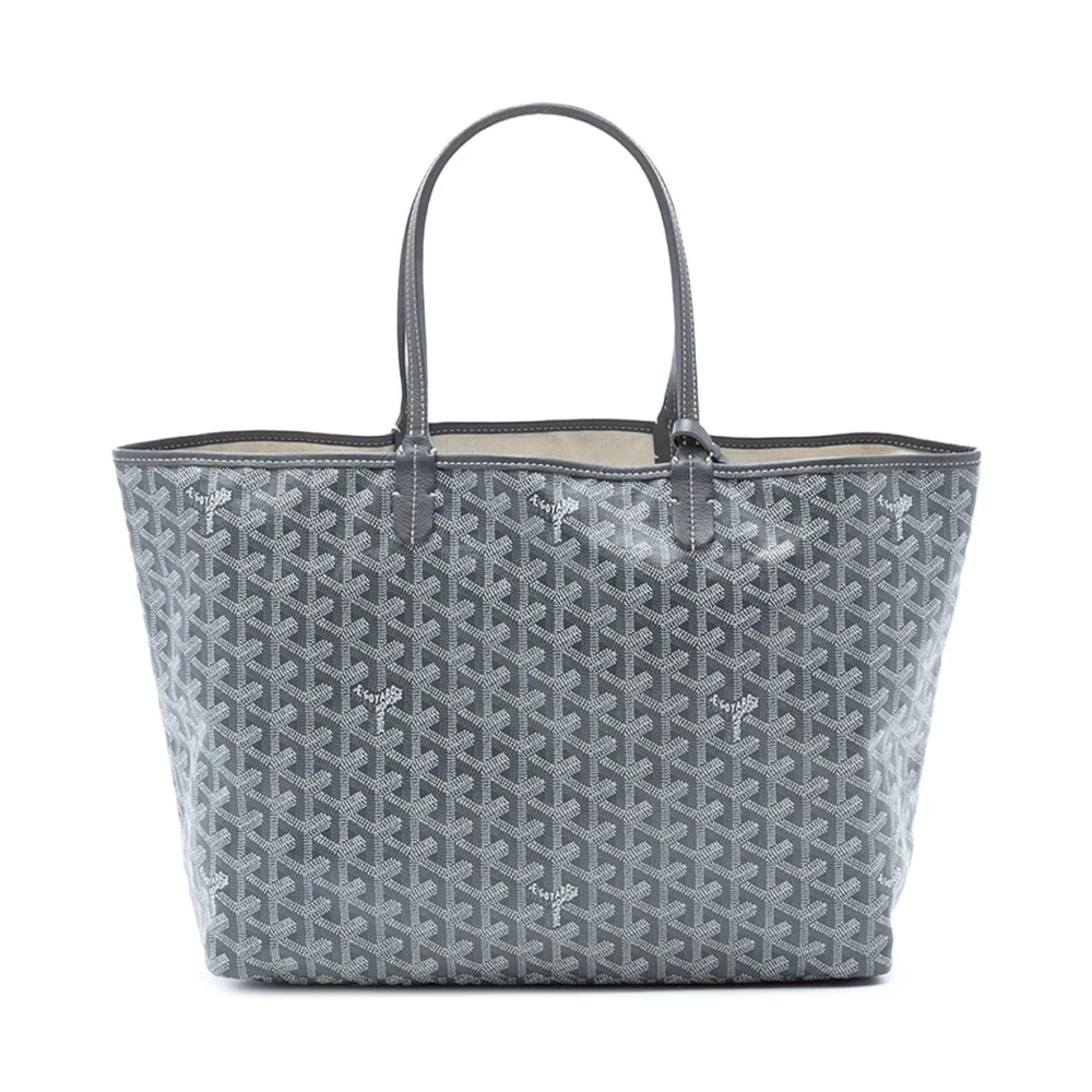 Goyard Vintage Women's Gray Pre-Owned Printed Tote Bag