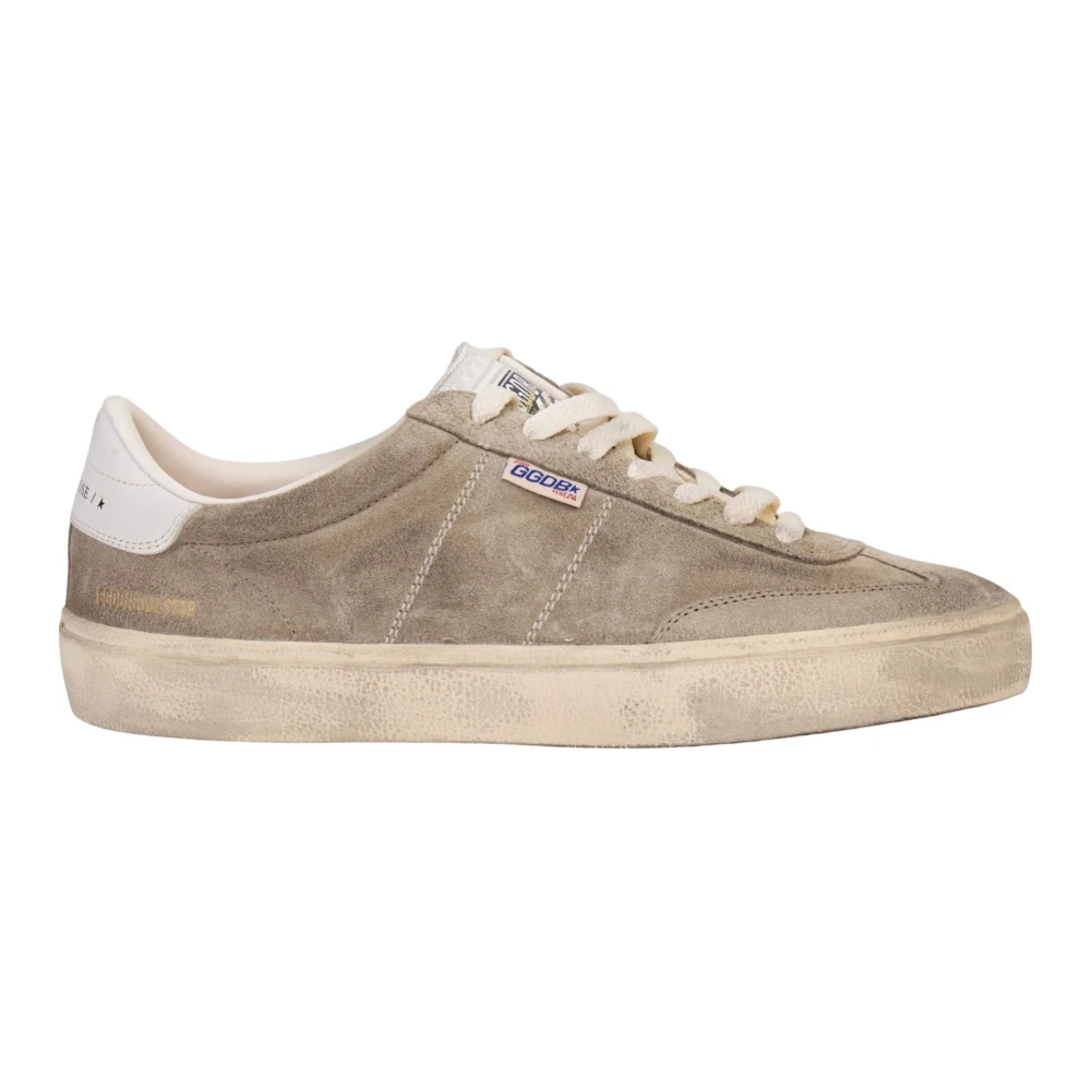 Golden Goose Men's Gray/Golden Soul Star Sneaker