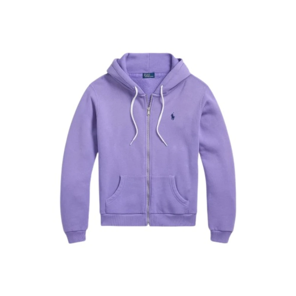 Polo Ralph Lauren Hoodie met rits Purple Dames