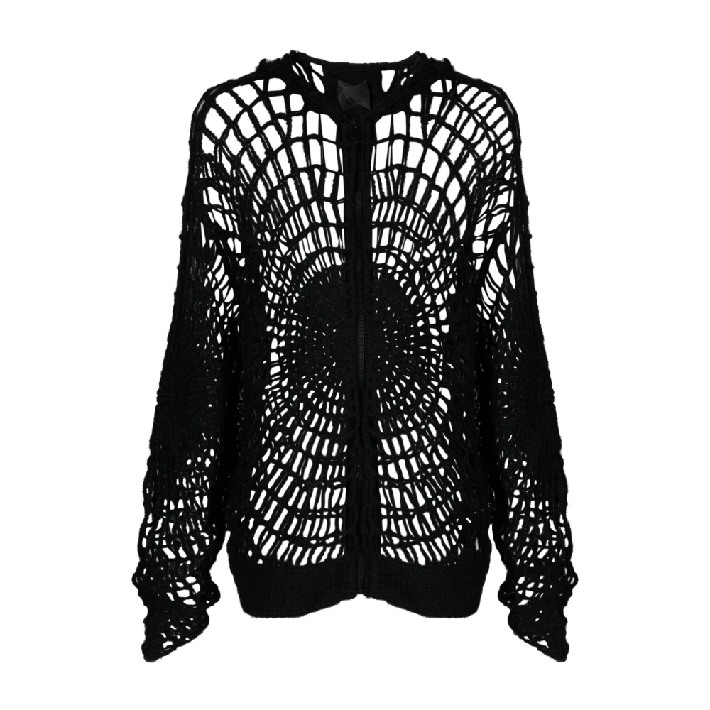 Givenchy Spider Web Rits Hoodie Black Heren