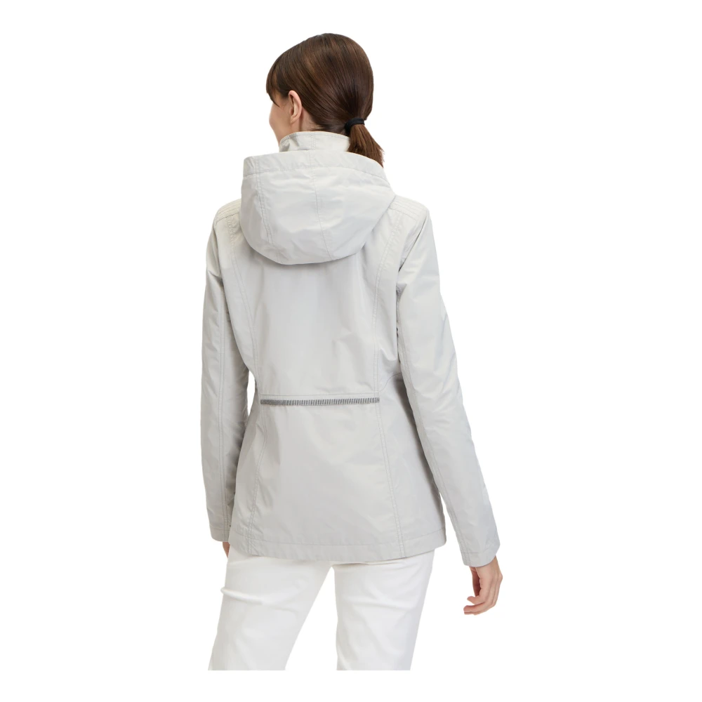 Gil Bret Stijlvolle zomerjas met afneembare capuchon Gray Dames