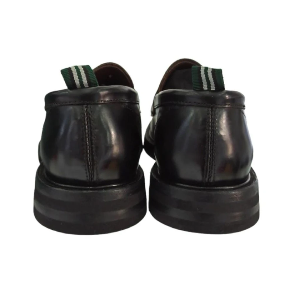 Green George Loafers Black Heren