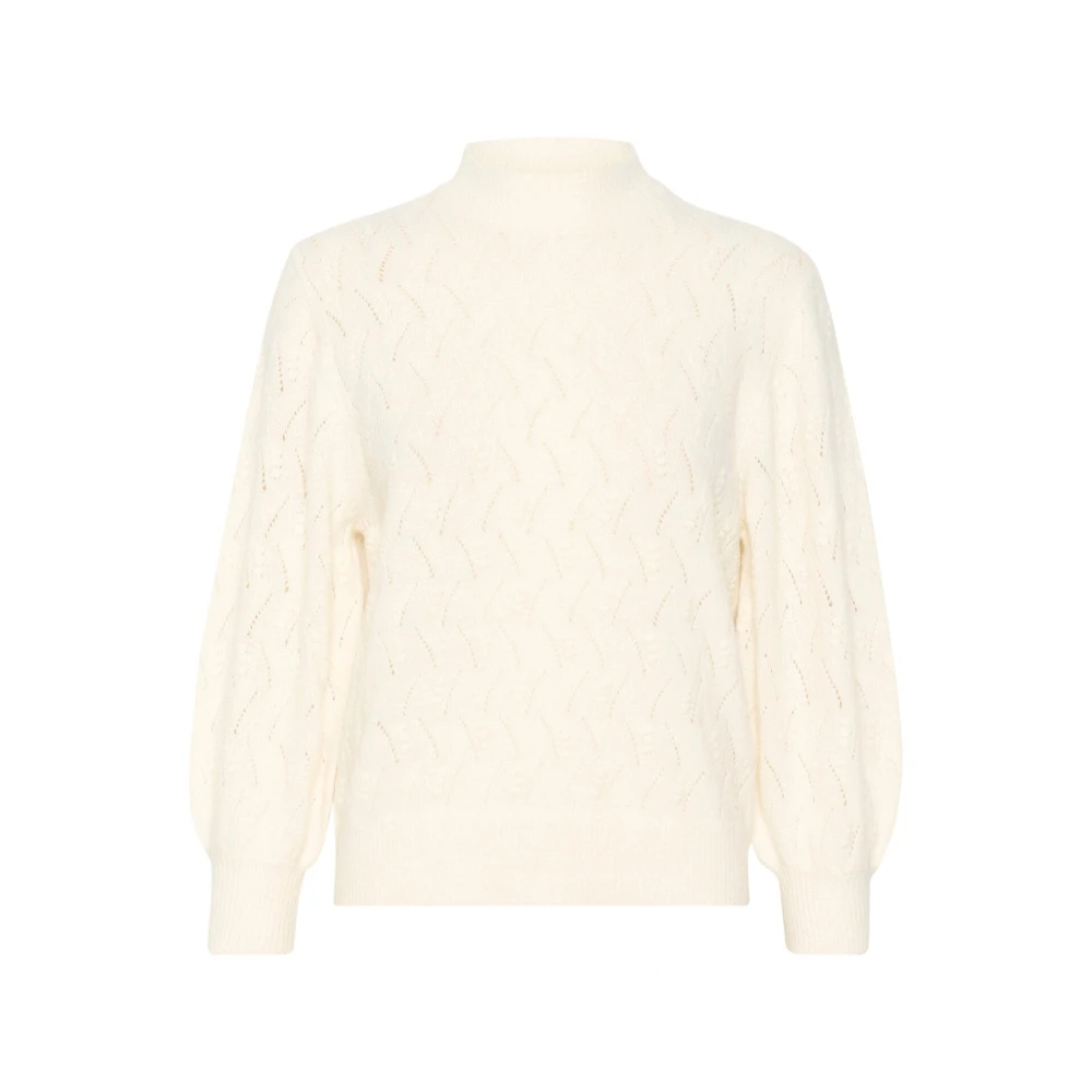 Kaffe Donna Bianco Maglione Da Rita - Immagine 2