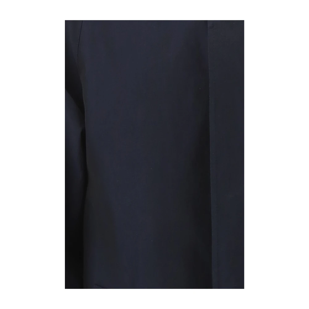 Burberry Korte enkellange jas Blue Heren