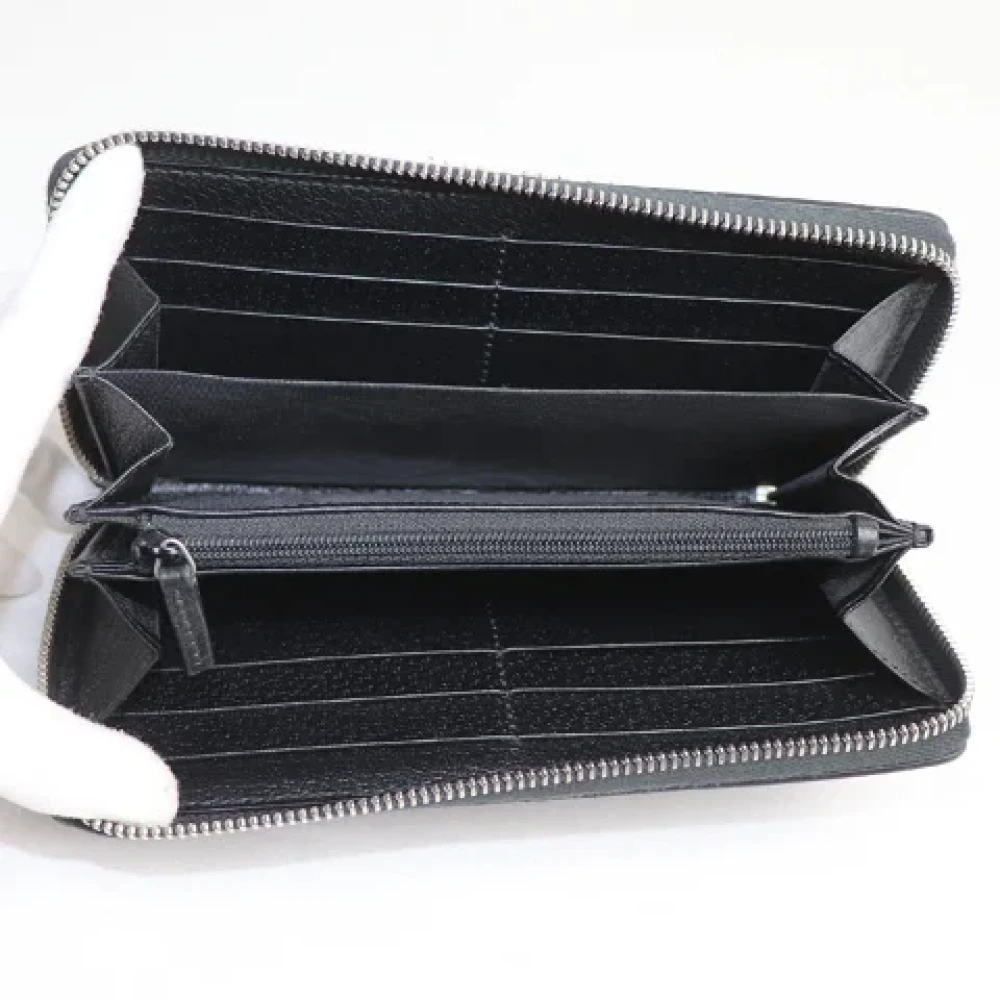 Gucci Vintage Pre-owned Leather wallets Black Dames