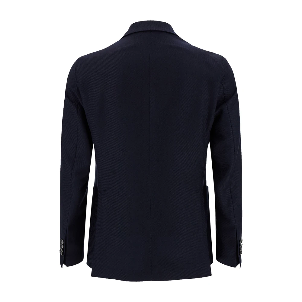 Tagliatore Montecarlo Technische Wol Jasjes Blue Heren