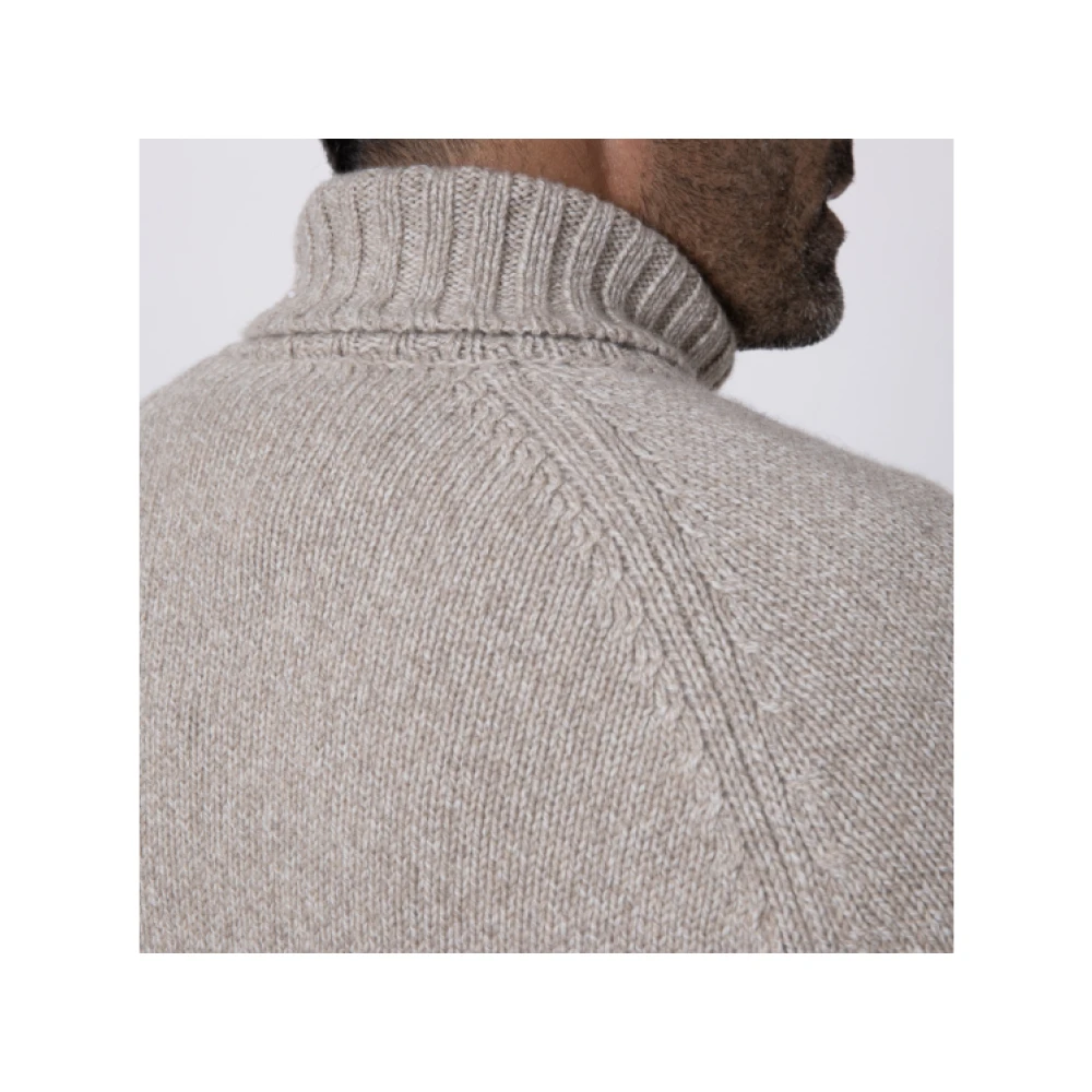 Gran Sasso Beige Eco-Kasjmier Coltrui Gray Heren