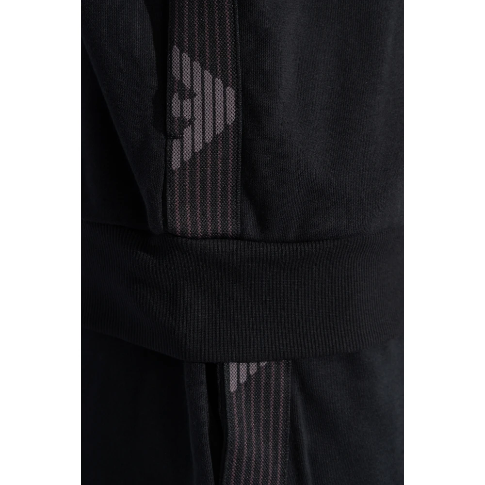 Emporio Armani Set: Sweatshirt en Sweatpants Black Heren