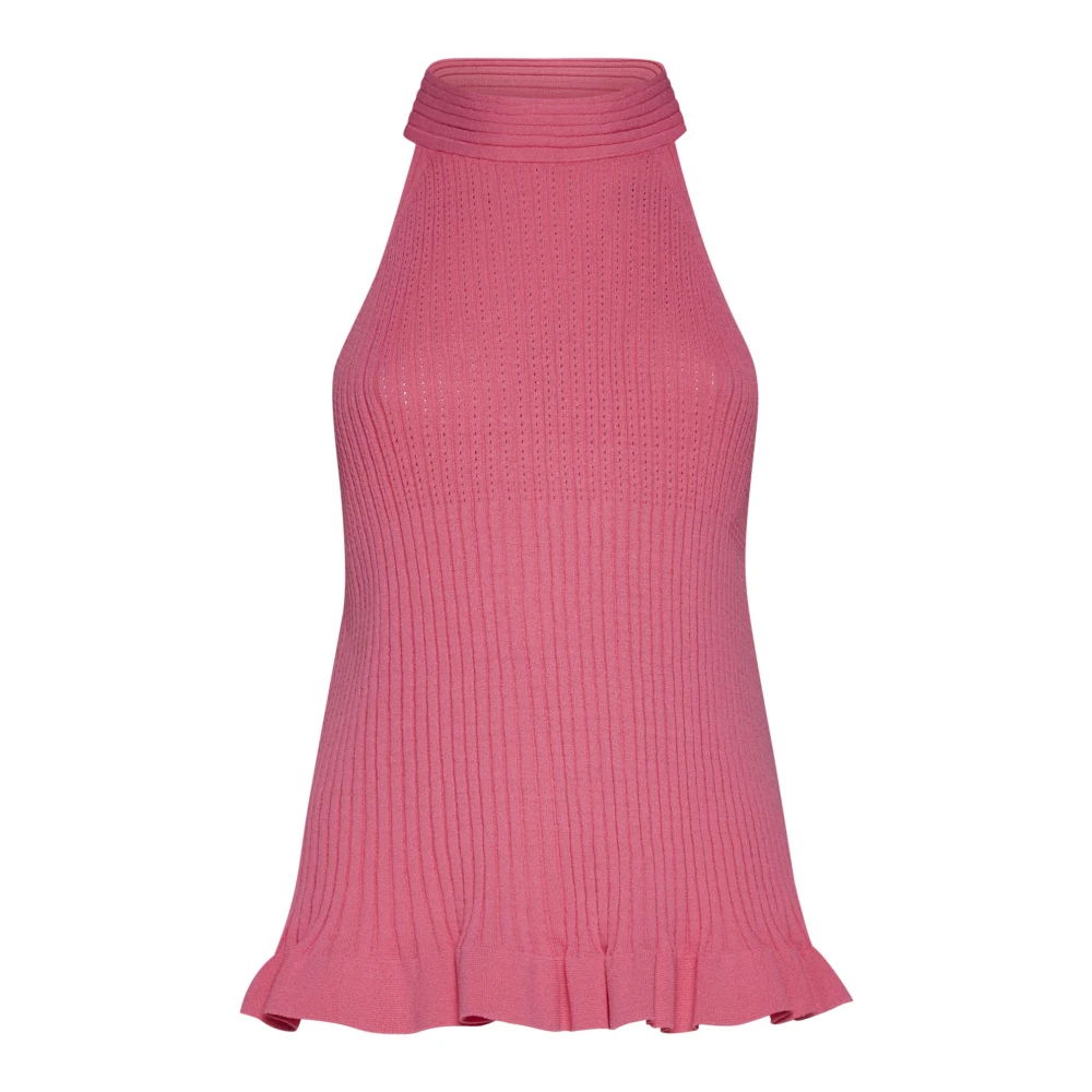 Semicouture Scarlett Top Pink Dames