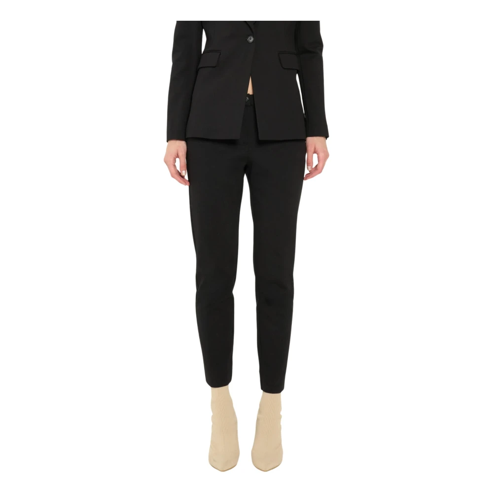Vicario Cinque Milano Chino Broek met Zakken Black Dames