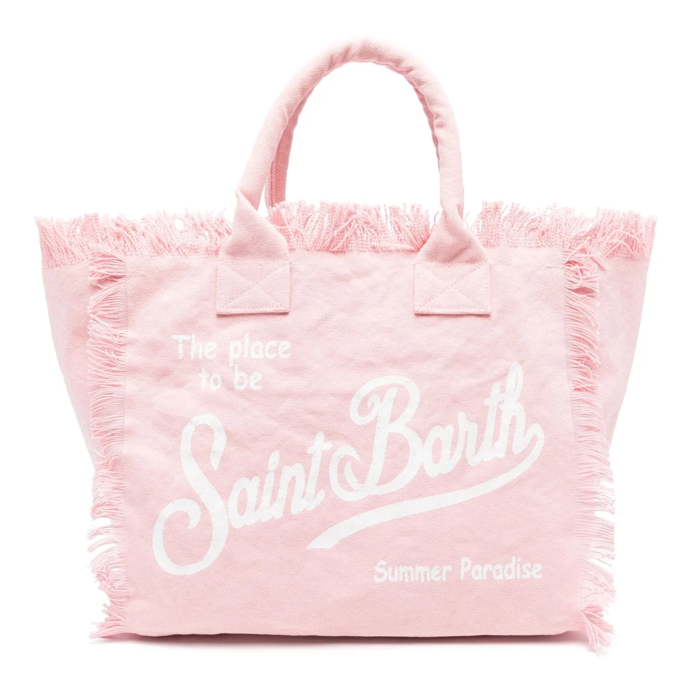 Mc2 Saint Barth Men's Pink Shopping Bags, One Size, Vanity Tote Bag