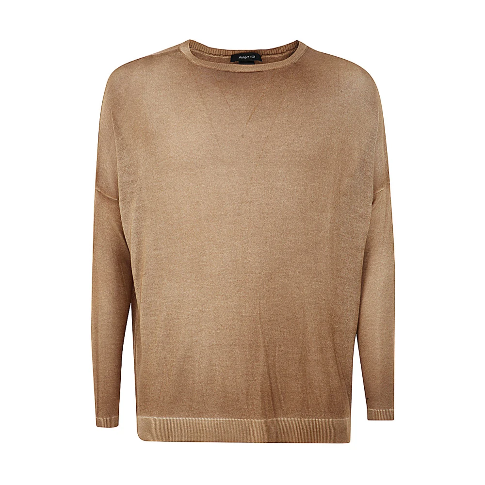 Avant Toi Cork Elegant T-Shirt Brown Dames