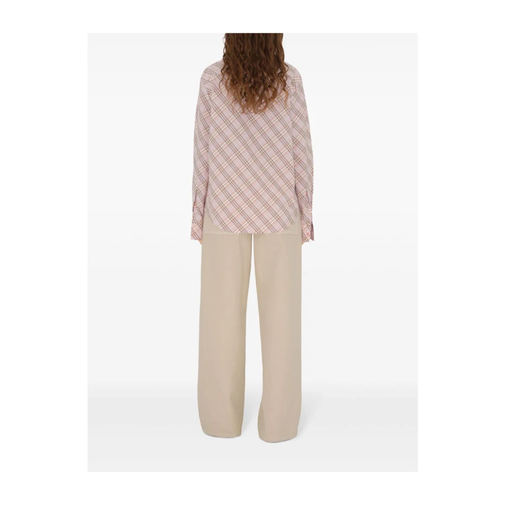 Burberry Stijlvolle Overhemden Collectie Pink Dames