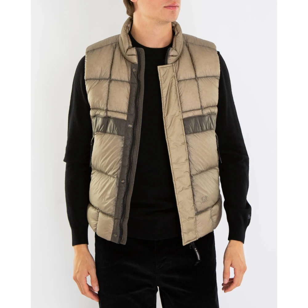 C.P. Company Grijze Heren Buitenkleding Vest Gray Heren