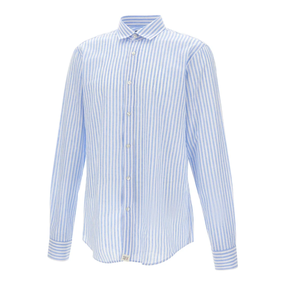 Peuterey Blue Etienne Rig - Male - Casual Shirts - M - Shirts