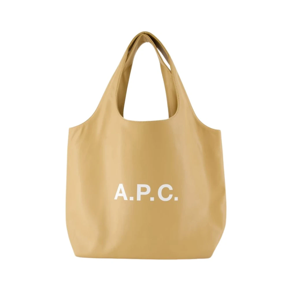 A.p.c. Beige PVC Tote Tas Ninon Beige Dames