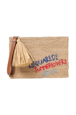 embroidered-logo-straw-clutch