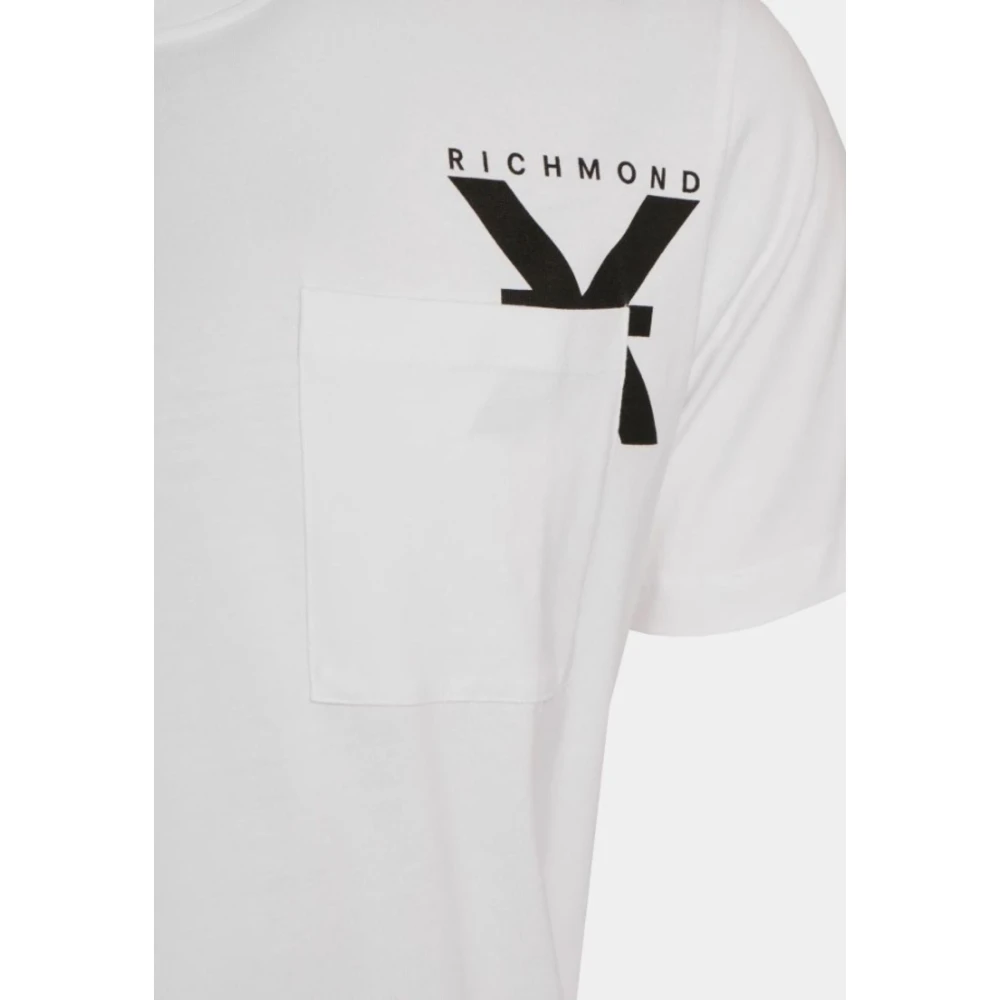 John Richmond Heren Casual T-Shirt White Heren
