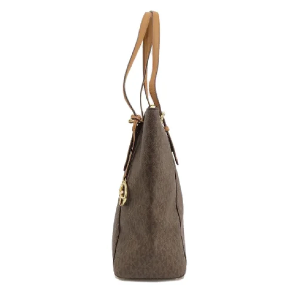 Michael Kors Pre-owned Canvas shoulder-bags Brown Dames