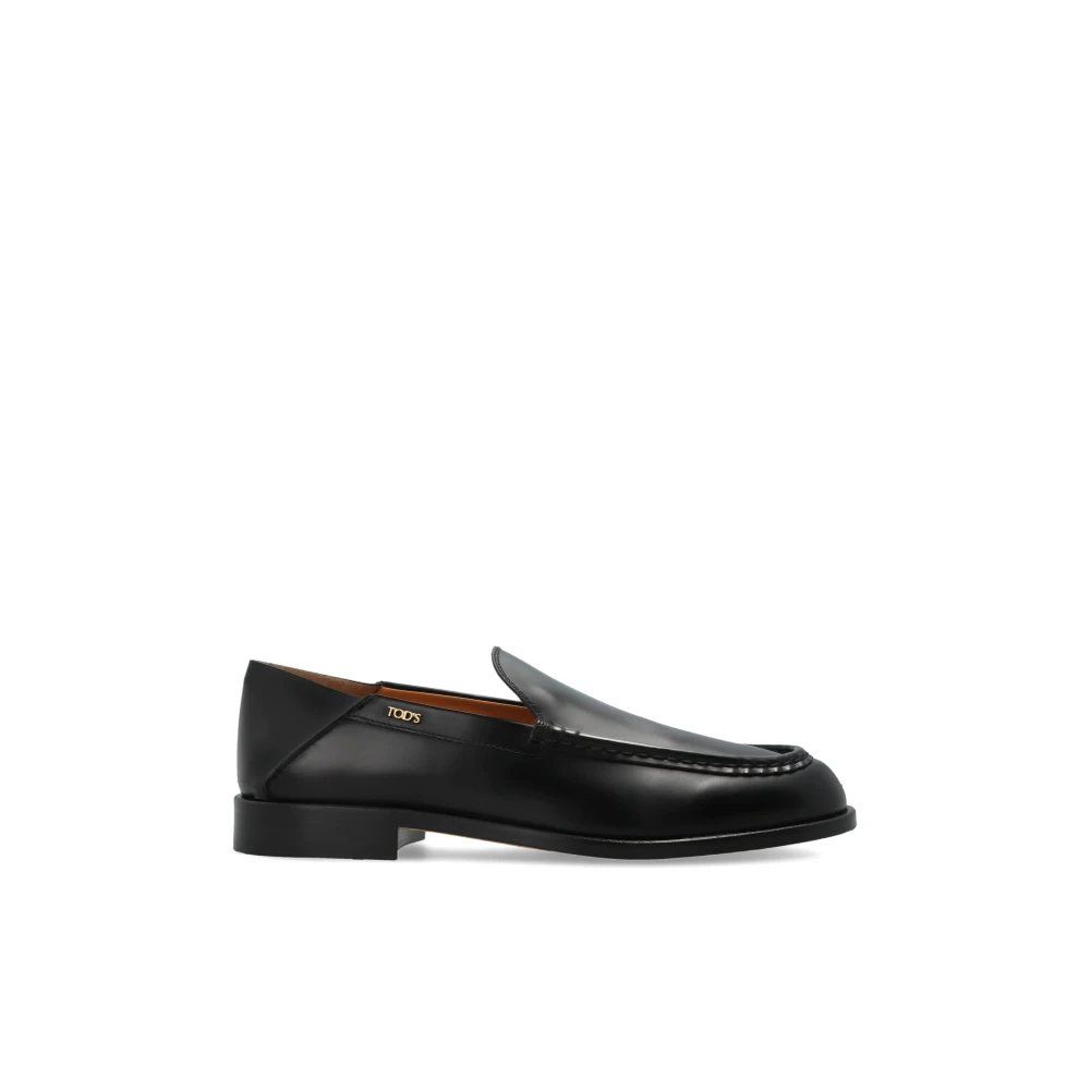 Tod's Women's Black Loafers, 5 Uk, Cuoio Loafers