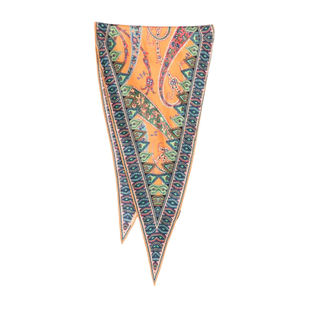 Etro Women's Multicolor Silk Scarves, One Size, Patterned Silk Scarf