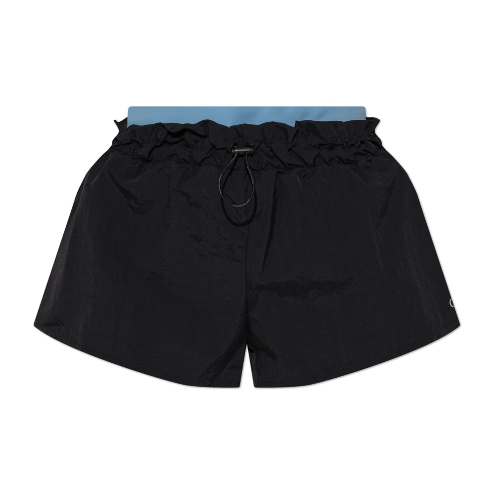 Off White Trainingshort met bedrukt logo Black Dames