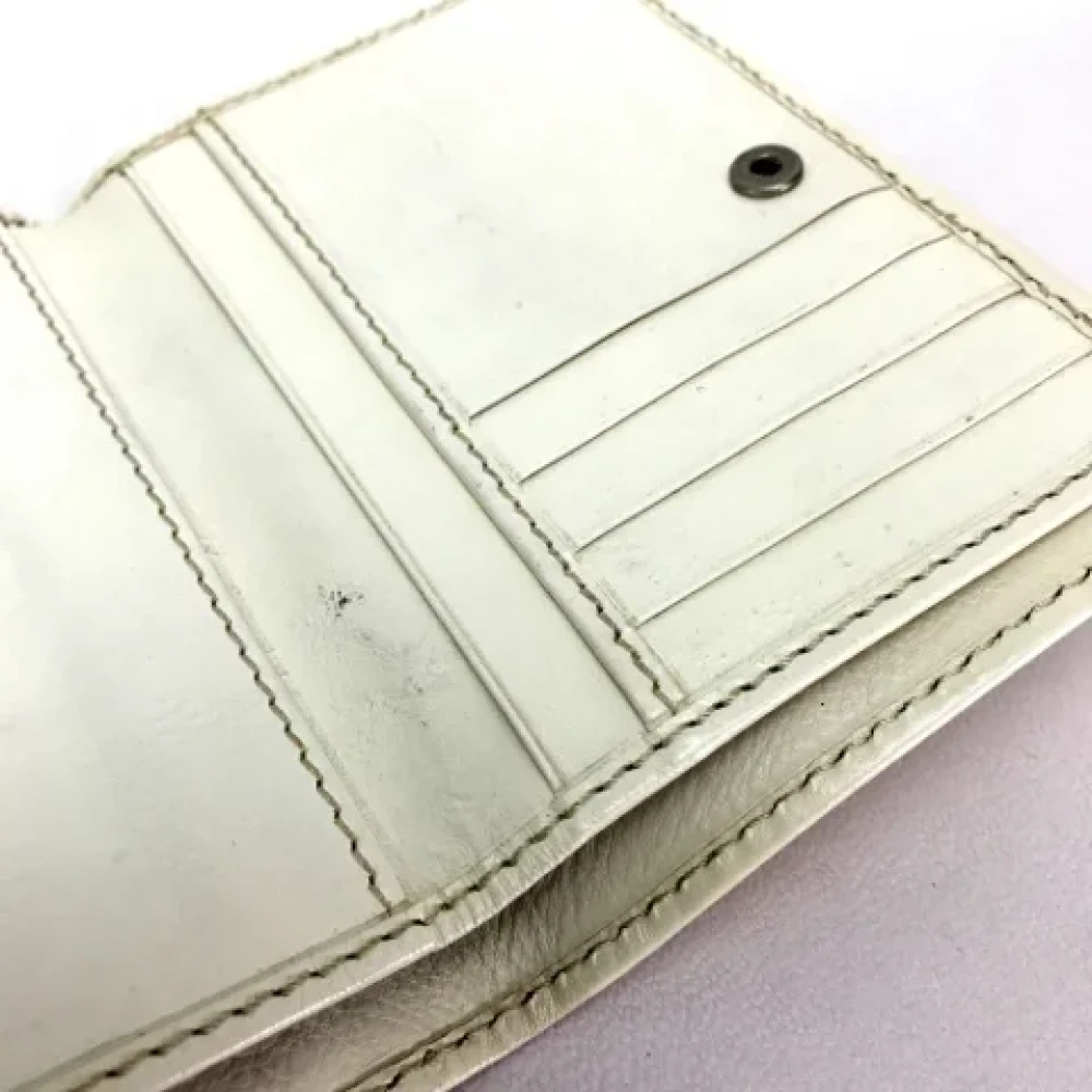 Chloé Pre-owned Leather wallets White Dames