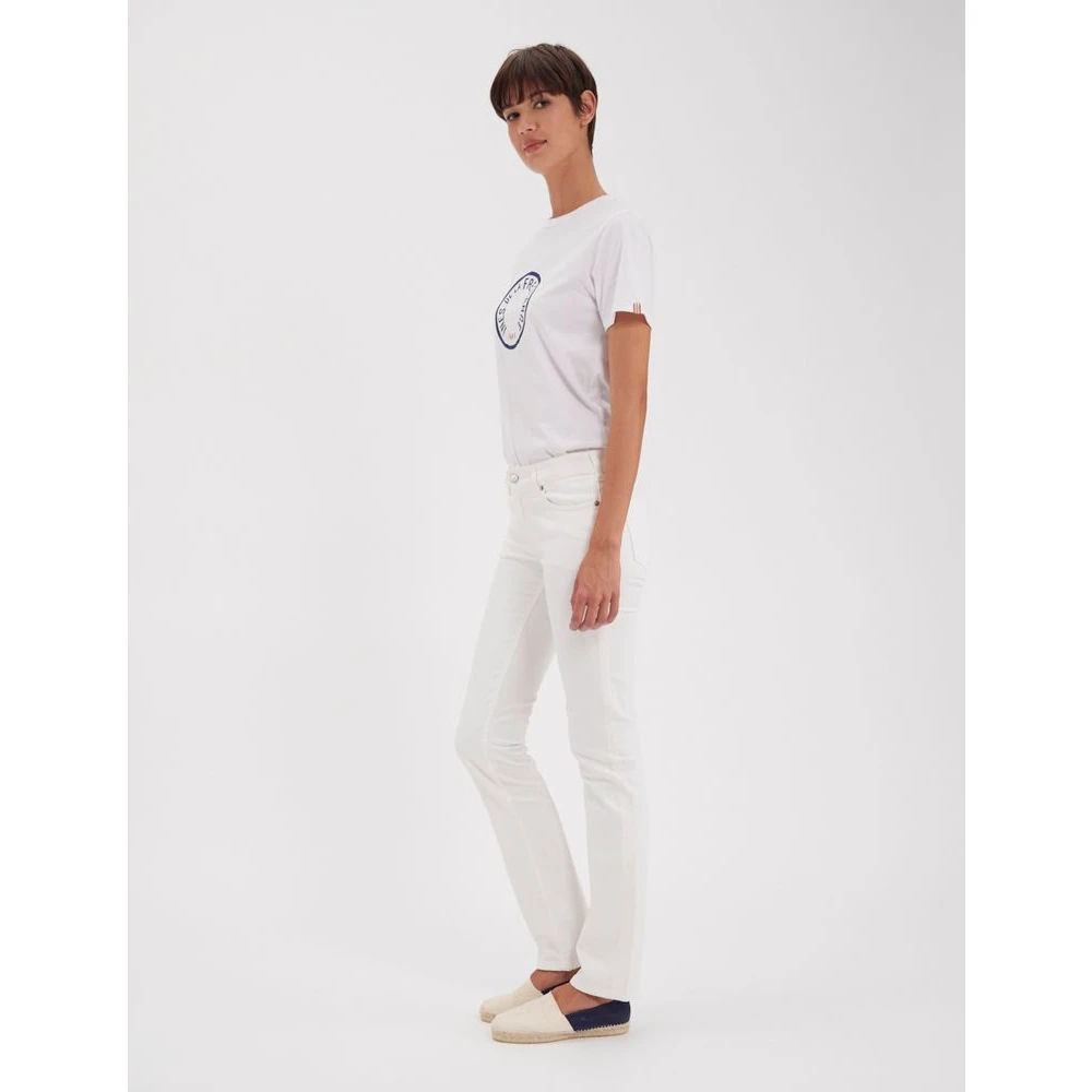 Ines De La Fressange Paris Anemone jeans in wit katoen x Notify White Dames