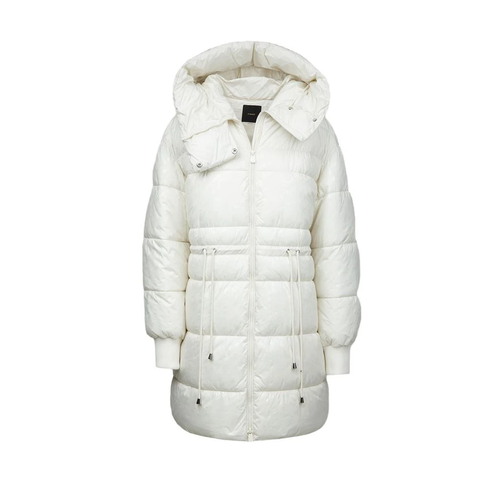 Pinko Women's Beige Parkas, Xs, Chutny Down Jacket