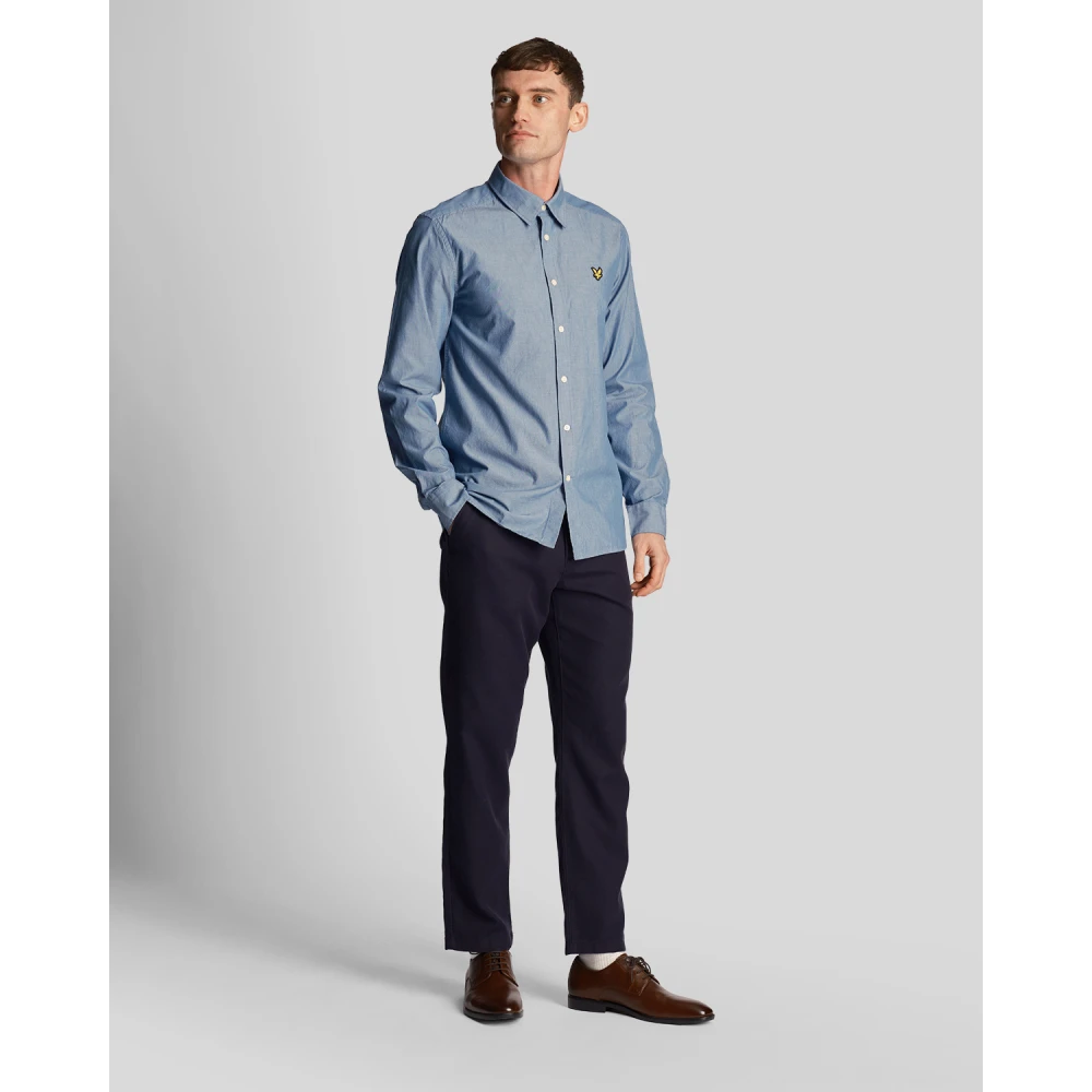 Lyle & Scott Shirts Blue Heren