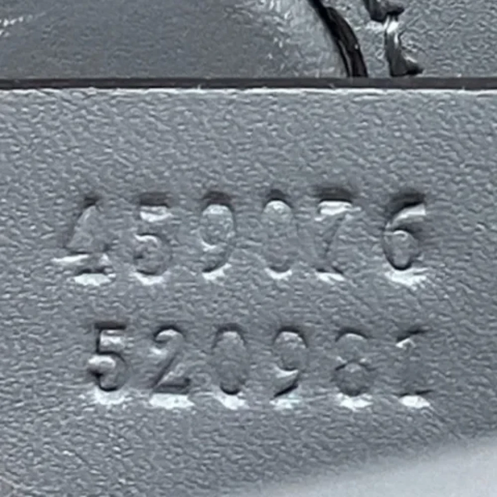 Gucci Vintage Pre-owned Leather gucci-bags Gray Dames