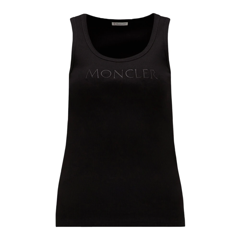 Moncler Sleeveless Tops Black Dames