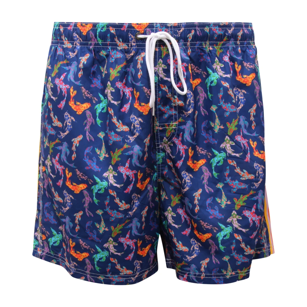 Sundek Multicolor M504bdrt3ko Printed Boardshort - Male - Beachwear - 3XL - Swimwear