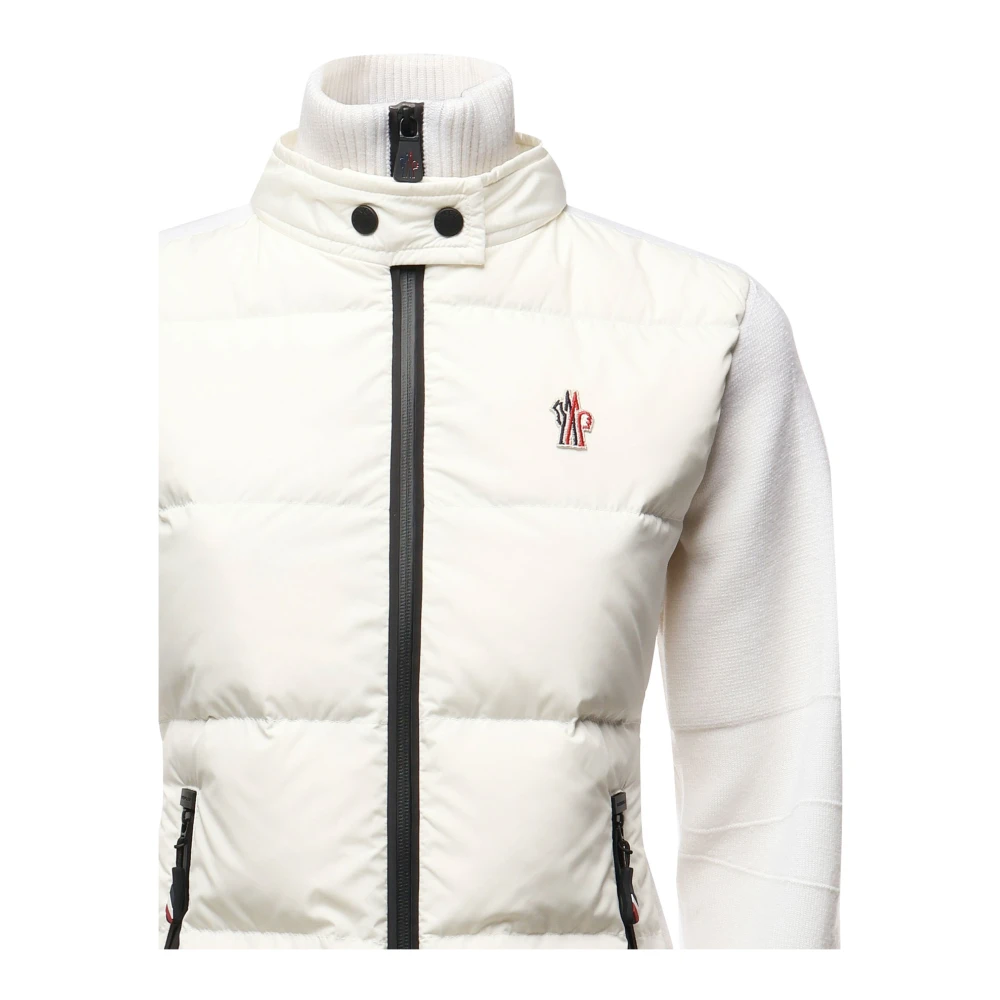 Moncler Witte Wol Regenjas White Dames