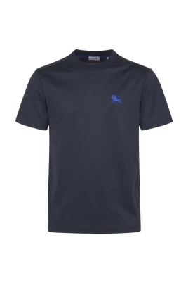 Blå Equestrian Knight Design T-shirt