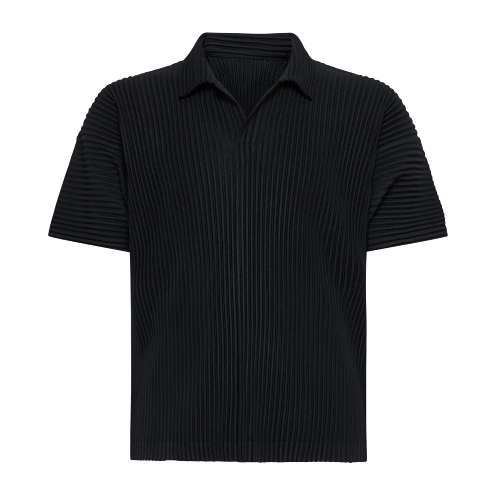 Issey Miyake Zwarte T-shirts en Polos Black Heren