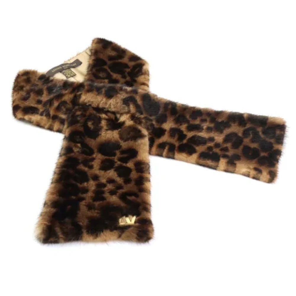 Louis Vuitton Vintage Pre-owned Faux Fur scarves Multicolor Dames
