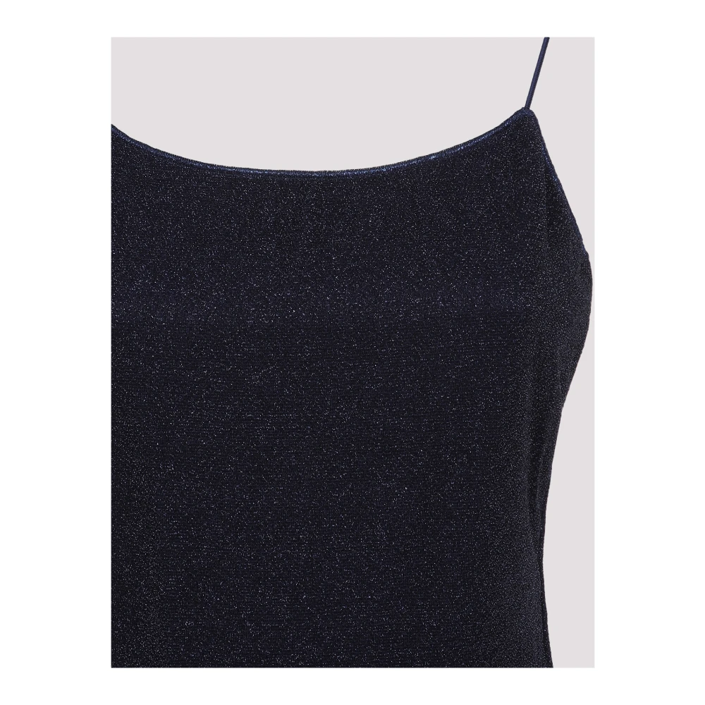 Oseree Nachtblauwe Lurex Eendelig Badpak Blue Dames