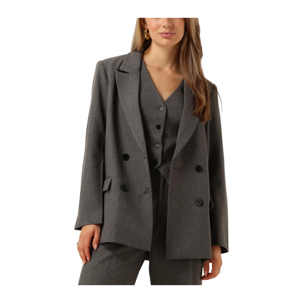 Notre-v Elegante Grijze Blazer Gray Dames