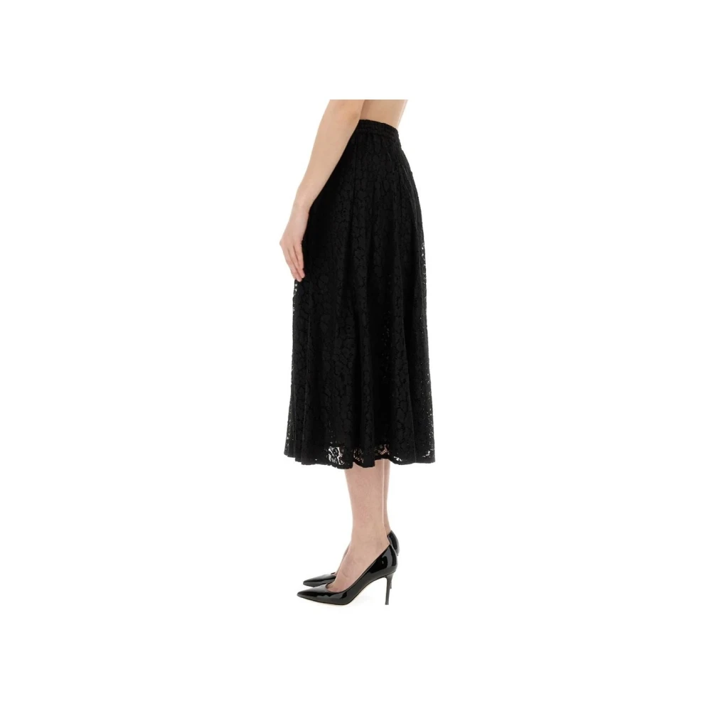 Michael Kors Elegante Zwarte Rok voor Vrouwen Black Dames