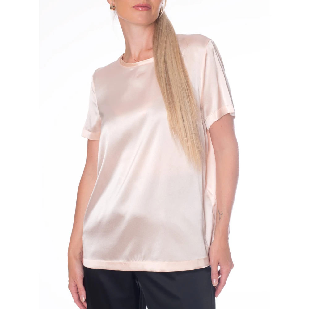 Guess Zijden Blush Breeze Top Pink Dames
