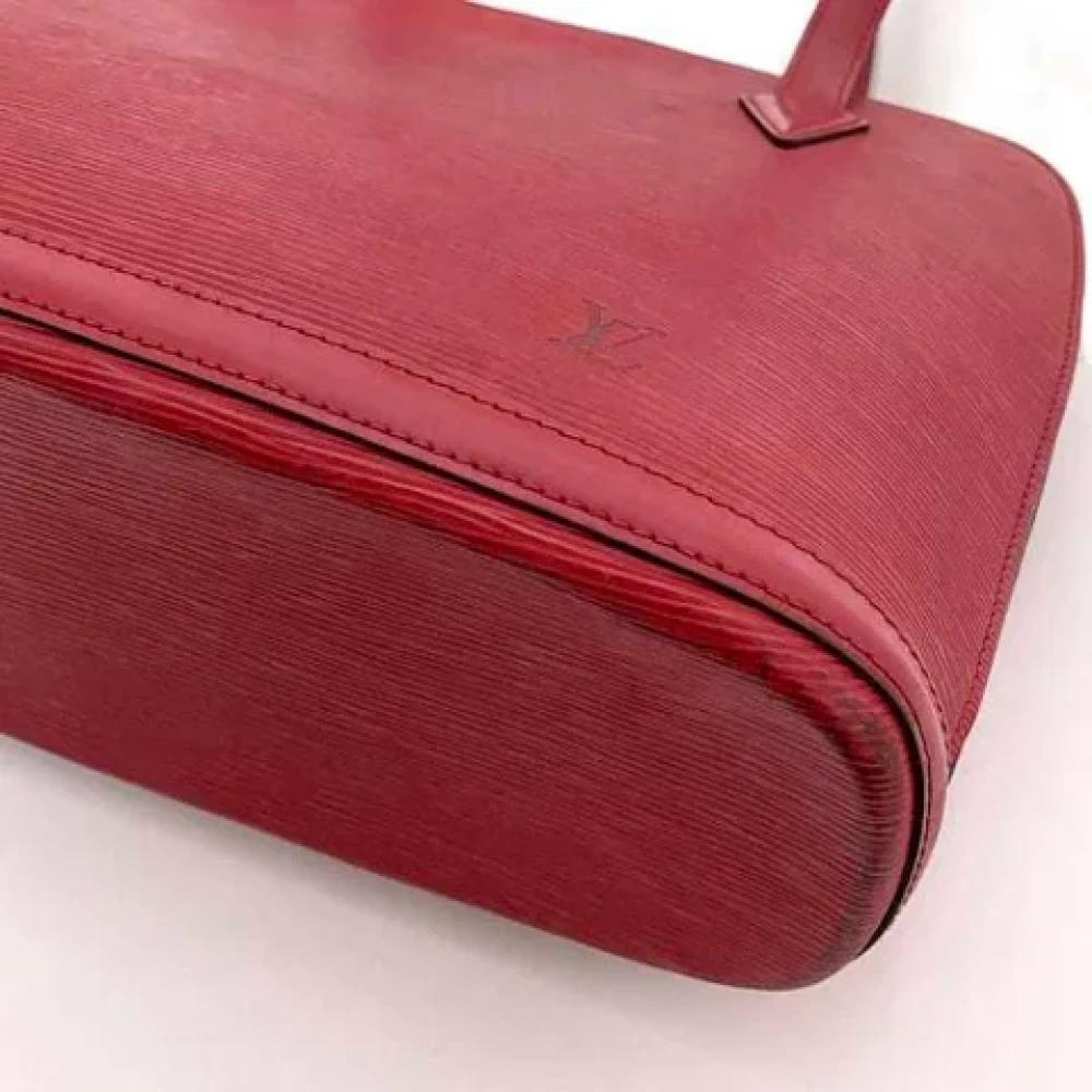 Louis Vuitton Vintage Pre-owned Leather totes Red Dames