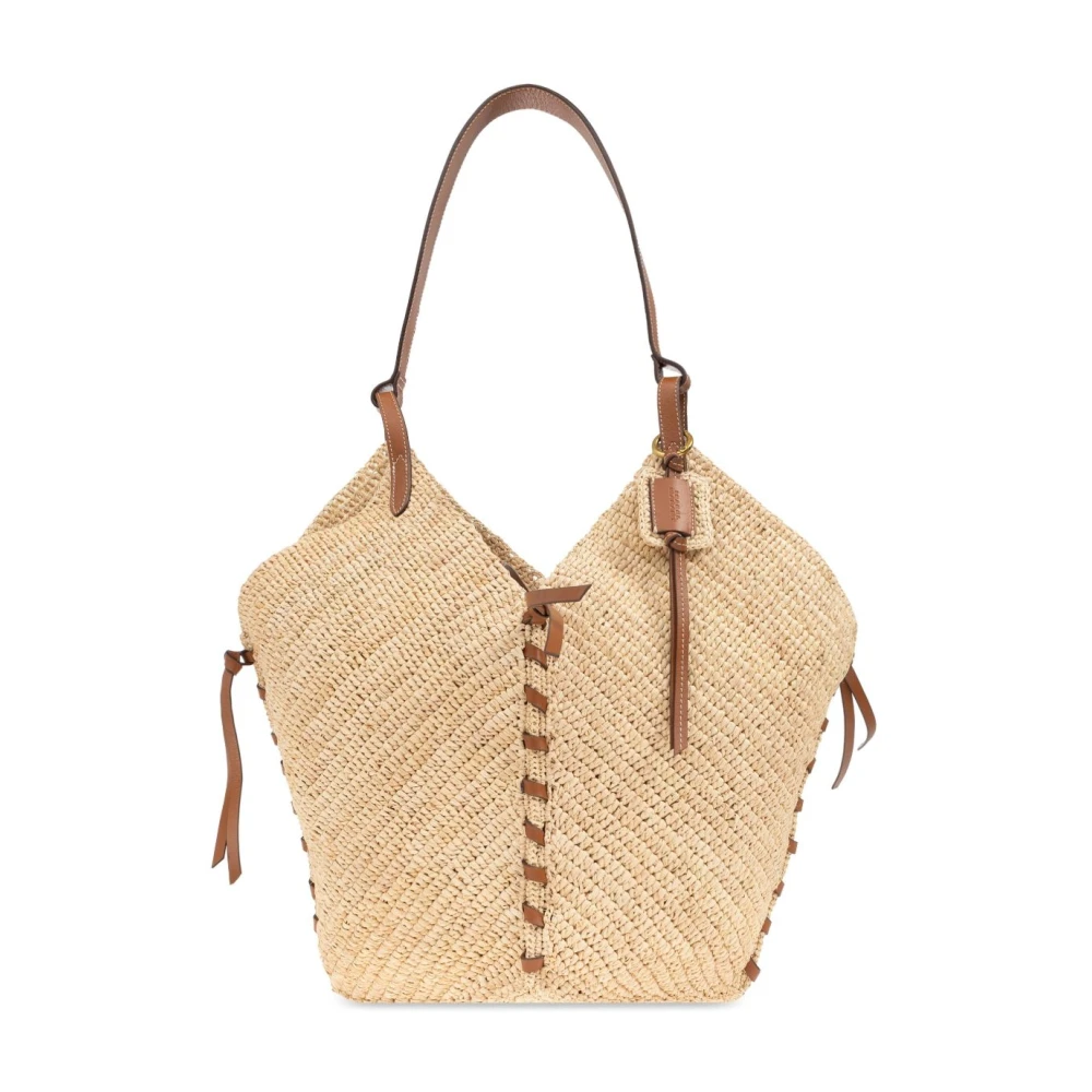 Isabel Marant Women's Beige Tampa Shoulder Bag